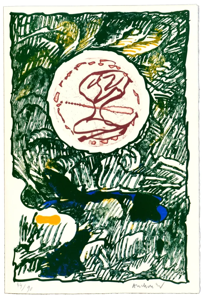 Etching Alechinsky - L'excédante 2