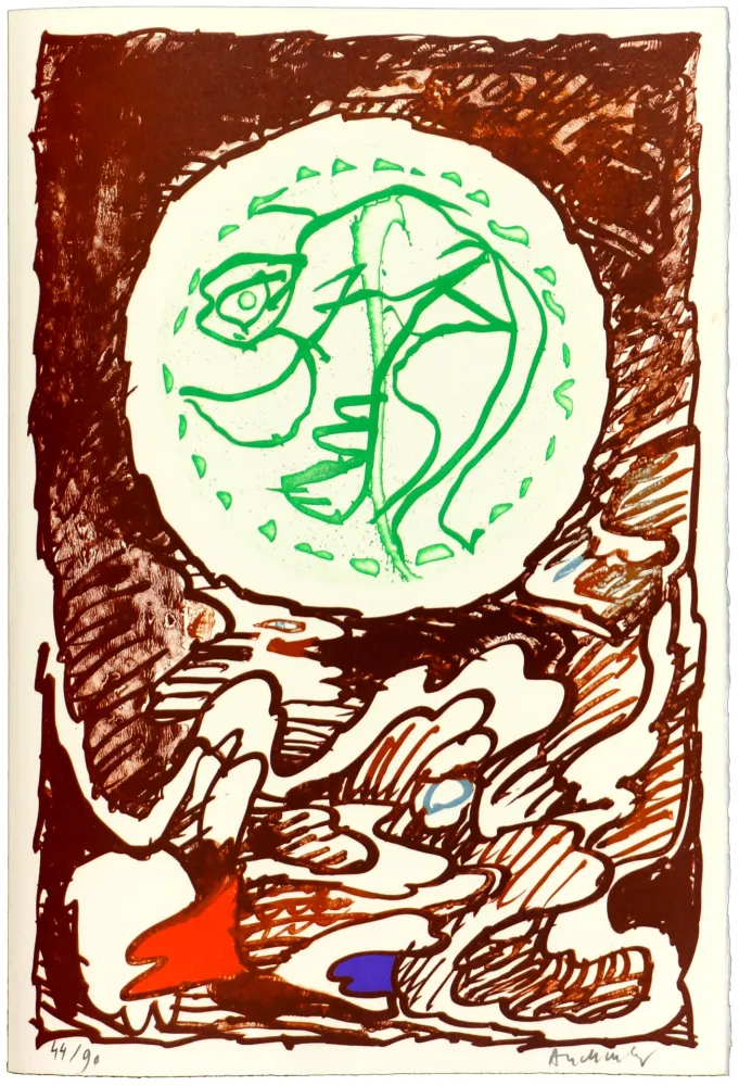 Etching Alechinsky - L'excédante 3