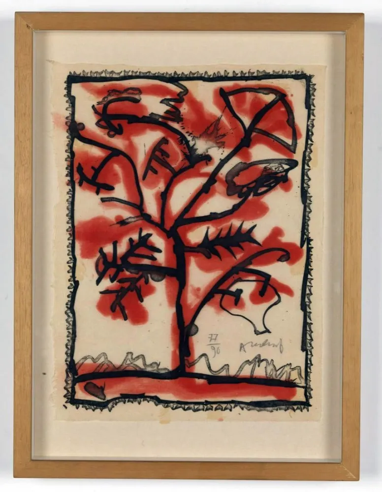 Etching Alechinsky - Lieu dit