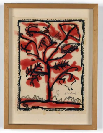 Etching Alechinsky - Lieu dit