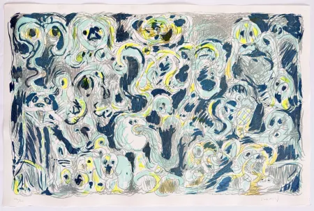 Lithograph Alechinsky - L’inconditionnement humain