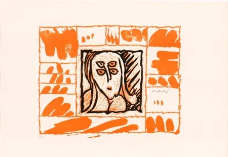Linocut Alechinsky - Lino - Litho III