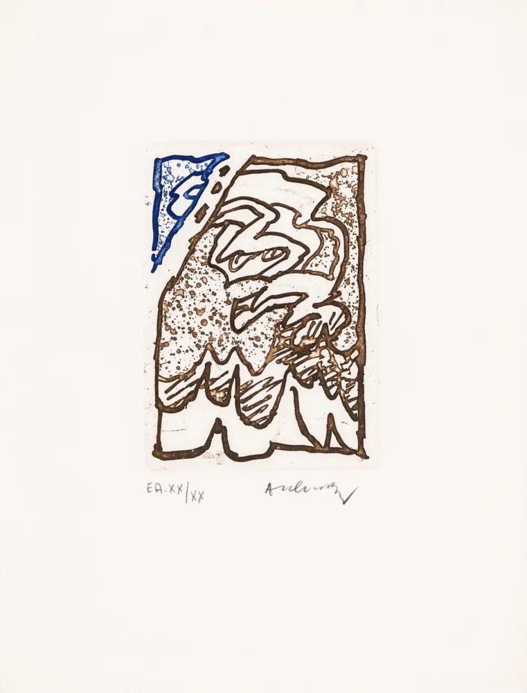 Etching And Aquatint Alechinsky - Maint corps des chambres 07