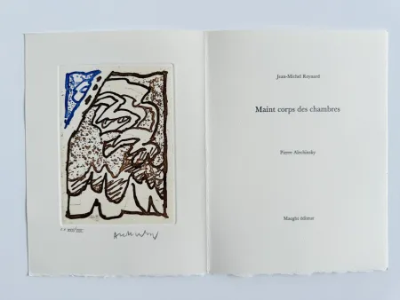 Engraving Alechinsky - Maint corps des chambres