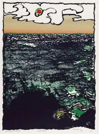 Lithograph Alechinsky - Marée haute