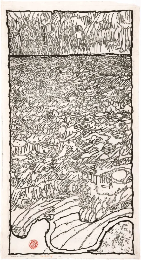 Engraving Alechinsky - Mouvement couvrant