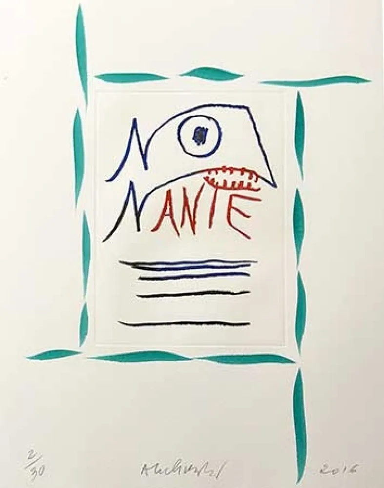 Etching Alechinsky - Nonante