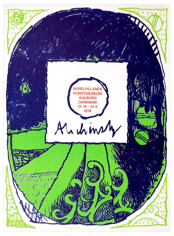 Lithograph Alechinsky - Nordjyllands Kunst-Museum, Aalborg