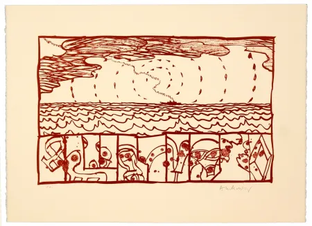 Lithograph Alechinsky - Novotel I