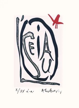 Illustrated Book Alechinsky - Oiseau ailé des lacs