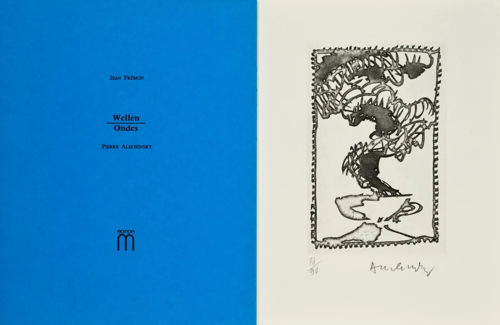 Illustrated Book Alechinsky - Ondes