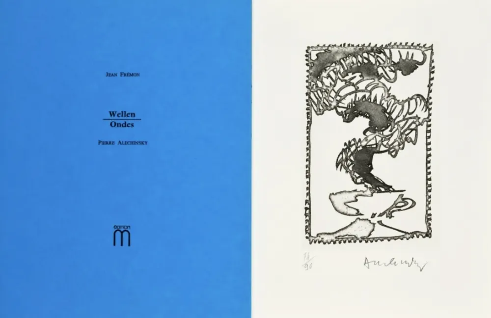 Illustrated Book Alechinsky - Ondes