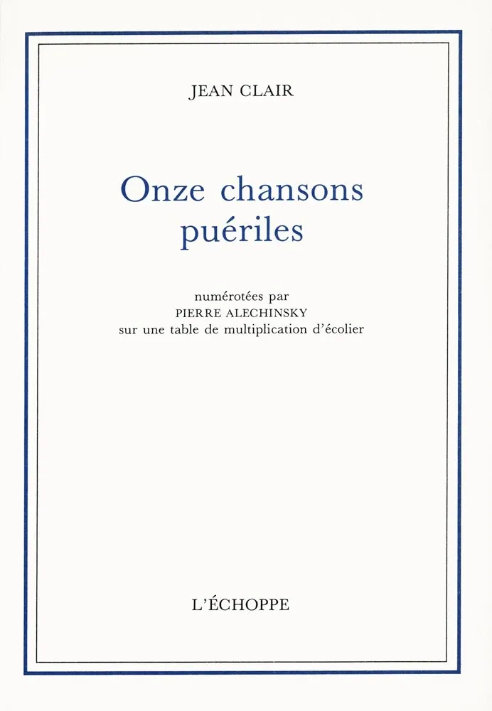 Illustrated Book Alechinsky - Onze chansons puériles