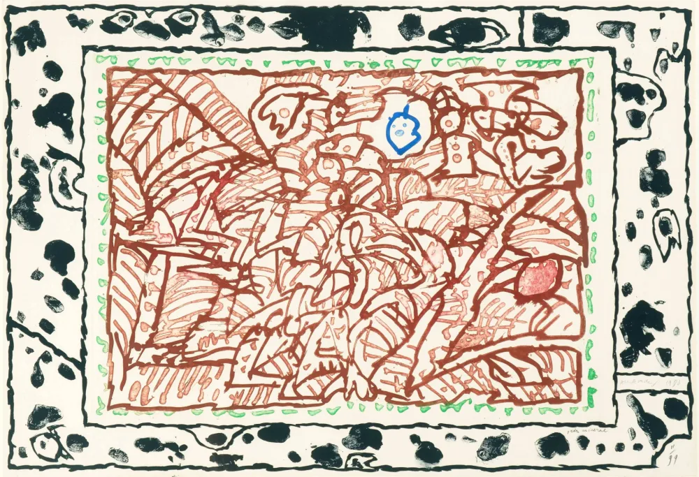 Engraving Alechinsky - Ordre Minéral