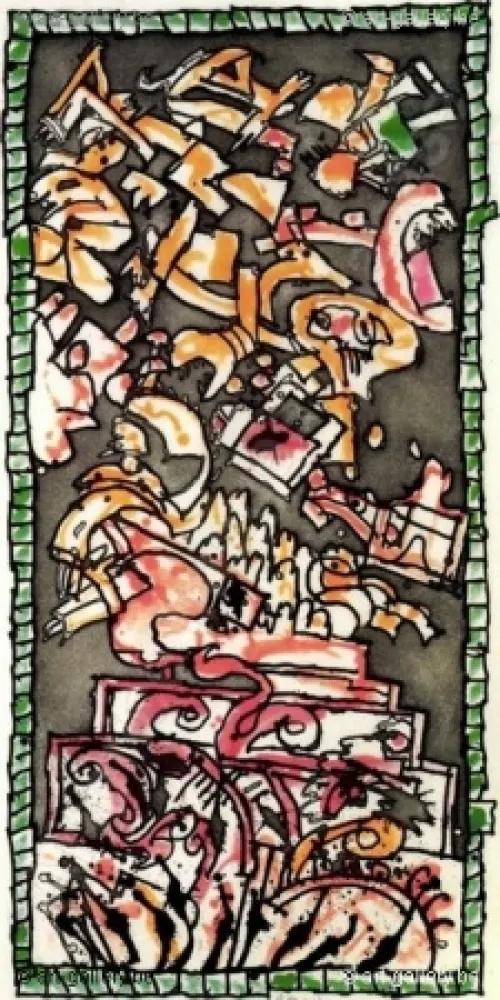 Etching Alechinsky - Où êtes vous