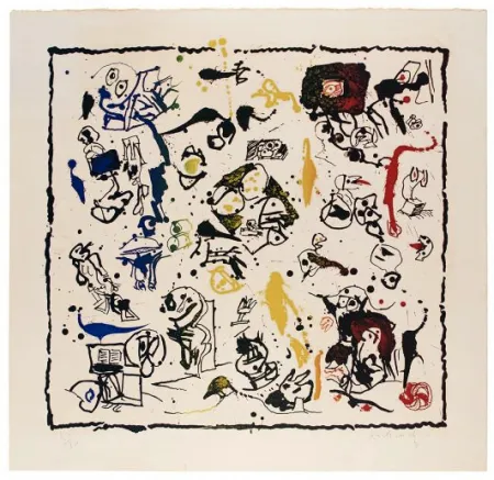 Lithograph Alechinsky - Panoplie