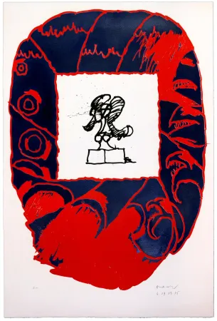 Lithograph Alechinsky - Paris