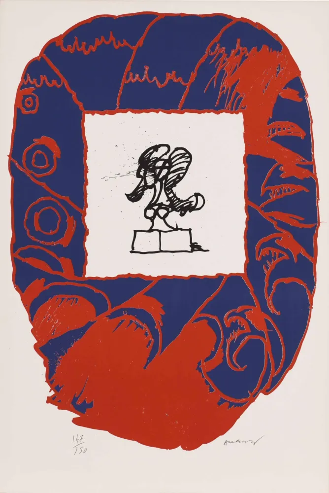 Lithograph Alechinsky - Paris