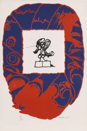 Lithograph Alechinsky - Paris