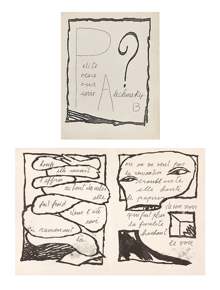 Illustrated Book Alechinsky - Petite poésie pour Pierre Alechinsky