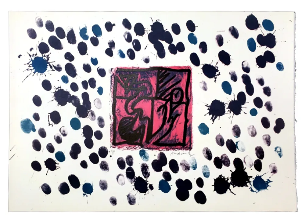 Lithograph Alechinsky - Planche IV