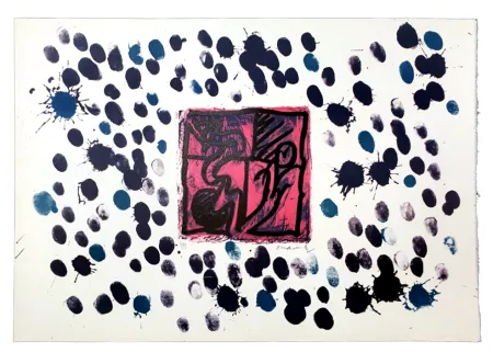 Lithograph Alechinsky - Planche IV