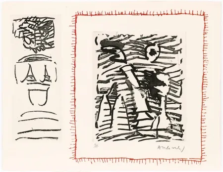 Etching And Aquatint Alechinsky - Poèmes à voir 04
