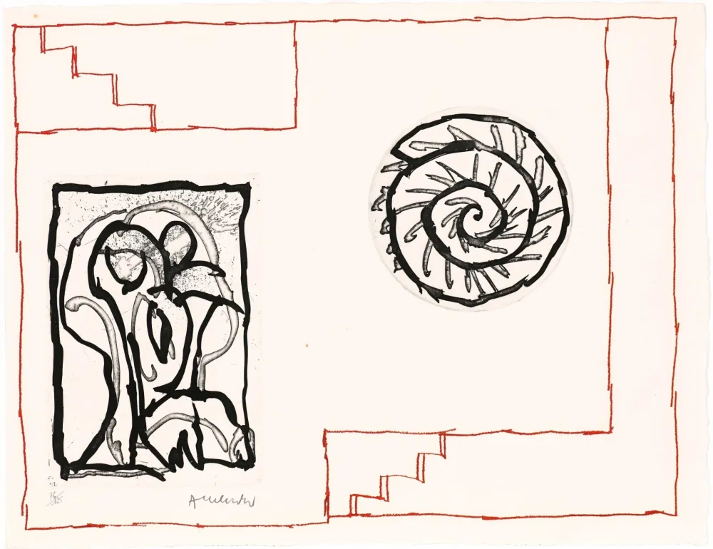 Etching And Aquatint Alechinsky - Poèmes à voir 05