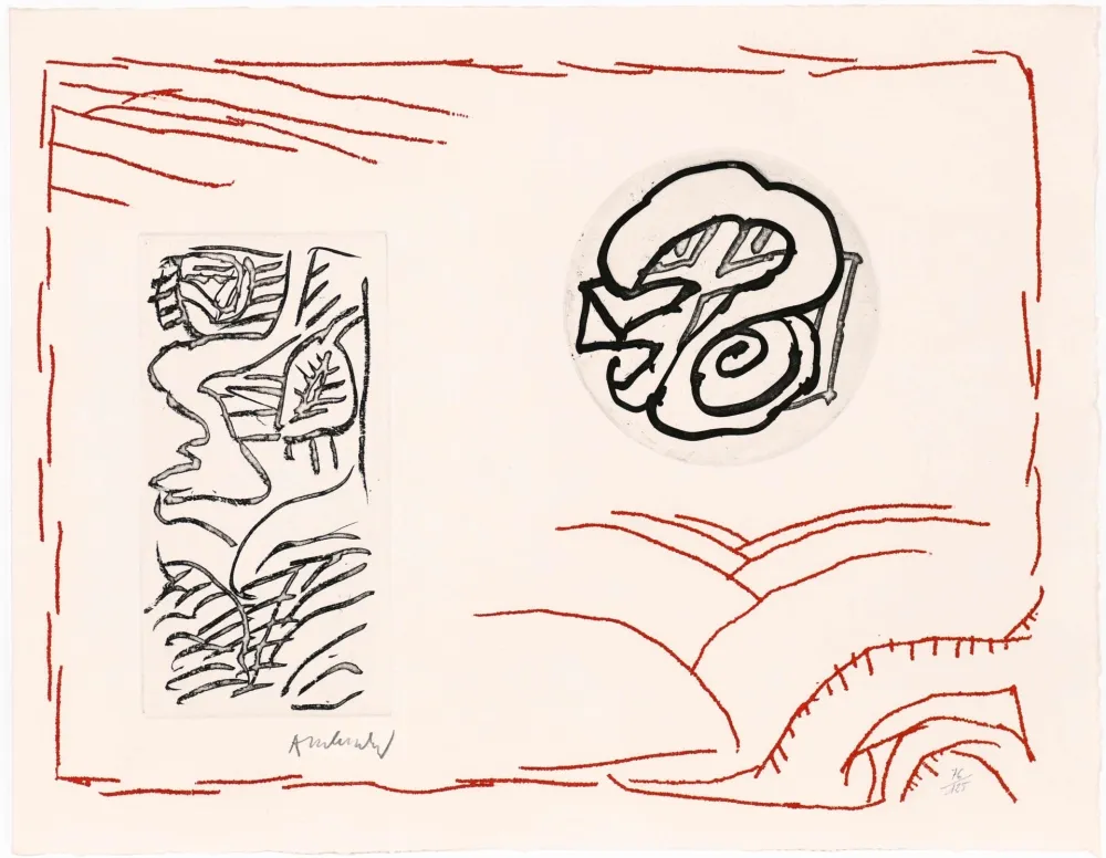 Etching And Aquatint Alechinsky - Poèmes à voir 07