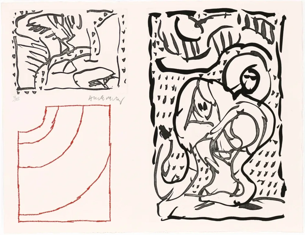 Etching And Aquatint Alechinsky - Poèmes à voir 08