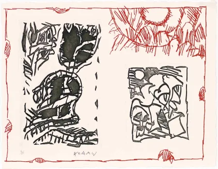 Etching And Aquatint Alechinsky - Poèmes à voir 09