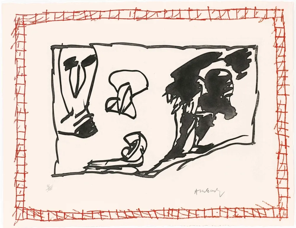 Etching And Aquatint Alechinsky - Poèmes à voir 14