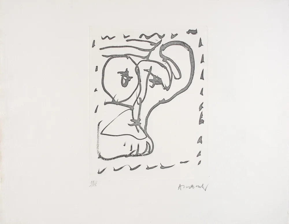 Engraving Alechinsky - Poèmes à voir