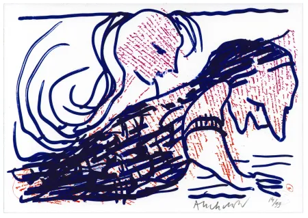 Lithograph Alechinsky - Pointes et Feutres (2)