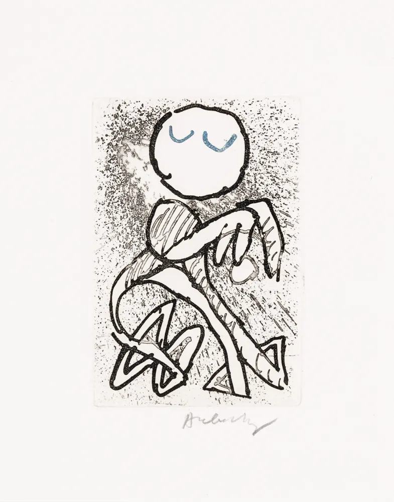 Etching And Aquatint Alechinsky - Pointes Planche XIV bis