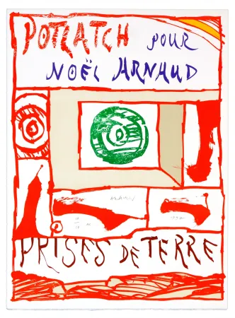 Lithograph Alechinsky - Potlach