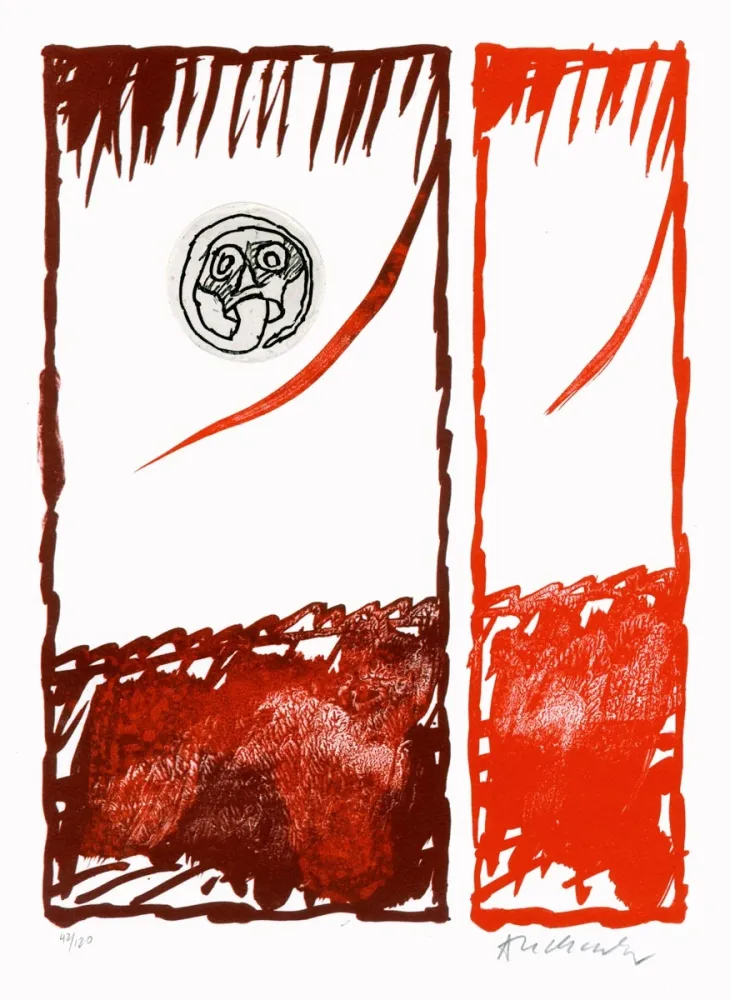 Engraving Alechinsky - Pour Vacillations