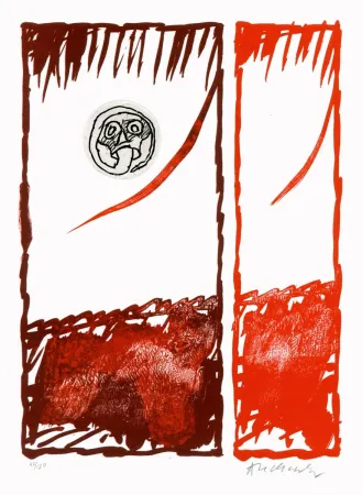 Engraving Alechinsky - Pour Vacillations