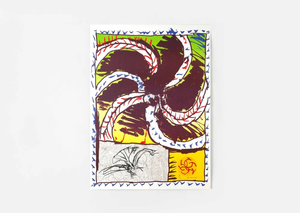 Etching Alechinsky - Prédateur