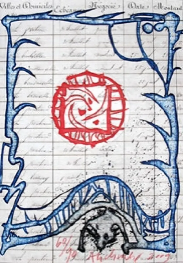 Etching Alechinsky - Quadrature