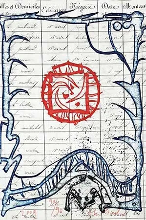 Etching Alechinsky - Quadrature