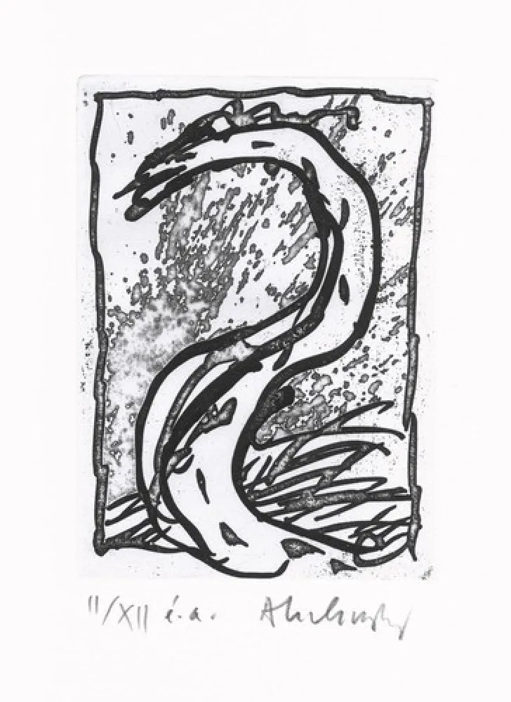 Lithograph Alechinsky - Rein comme si de rien