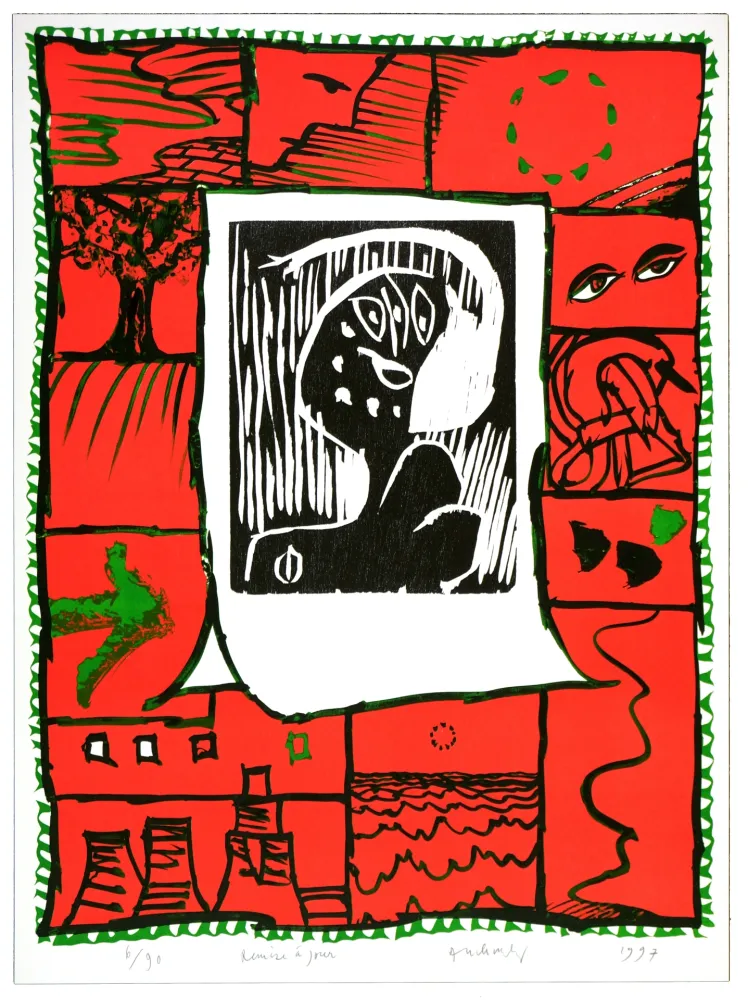 Lithograph Alechinsky - Remise à jour