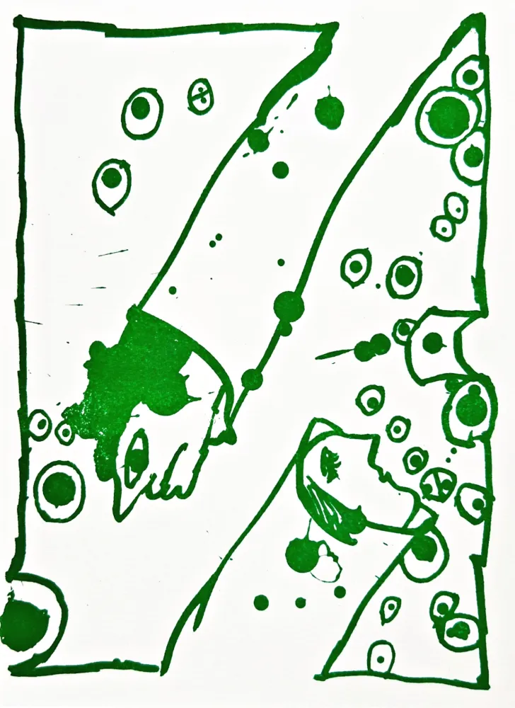 Lithograph Alechinsky - Résumé