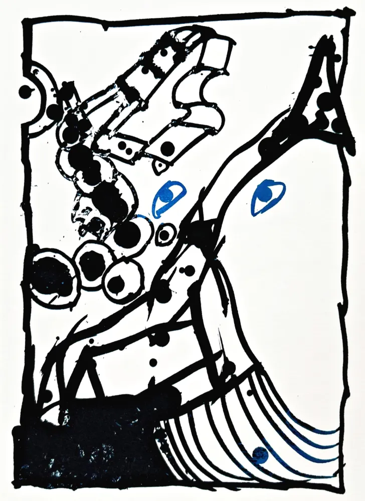 Lithograph Alechinsky - Résumé