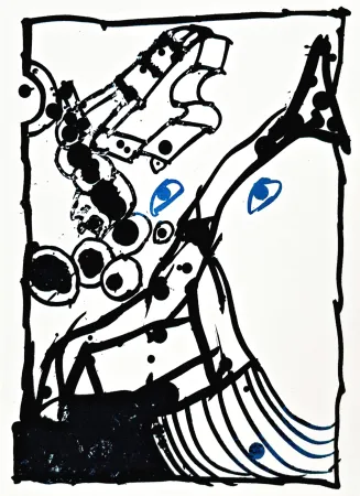 Lithograph Alechinsky - Résumé