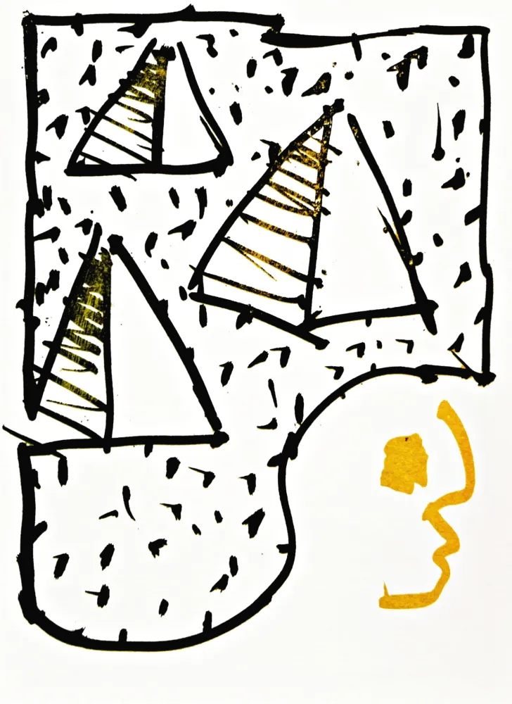 Lithograph Alechinsky - Résumé