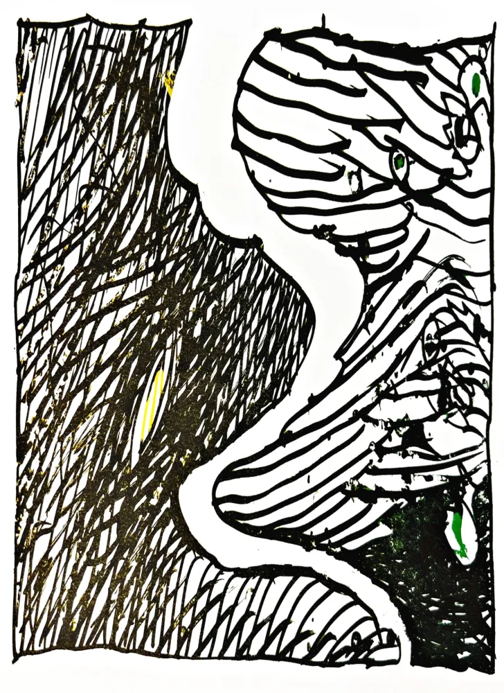 Lithograph Alechinsky - Résumé