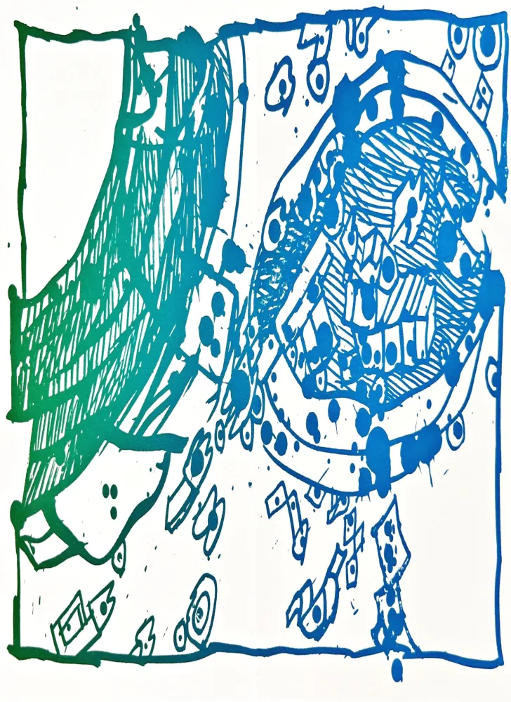 Lithograph Alechinsky - Résumé