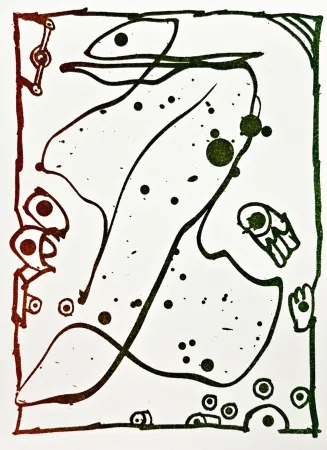 Lithograph Alechinsky - Résumé